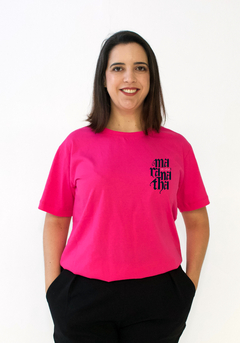 Imagem do Camiseta Feminina - Maranatha Ele Vem