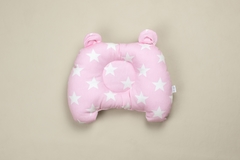 Colchón cubre cochecito + Almohada bebé Rosa Estrellas + Pio rosa - Chufi Bebés Mayorista