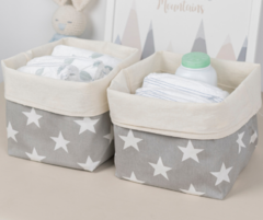 Contenedor Gris estrellas - comprar online