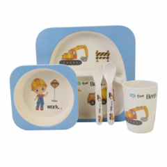 Set alimentación Bamboo (varios diseños) - Chufi Bebés Mayorista