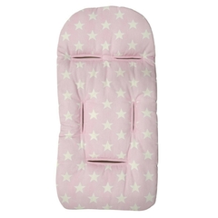 Colchón cubre cochecito + Almohada bebé Rosa Estrellas + Pio rosa - comprar online