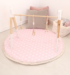 Play mat Rosa estrellas