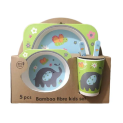 Set alimentación Bamboo (varios diseños) - tienda online