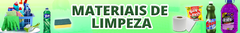 Banner da categoria Materiais de Limpeza