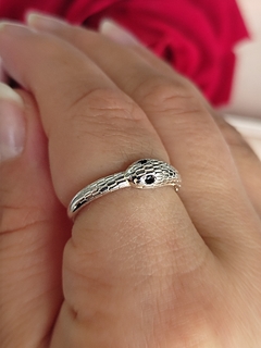 Anillo Serpiente en Plata 925