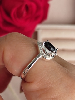 Anillo Corazón Negro en Plata 925 - KCZ Mimo Style