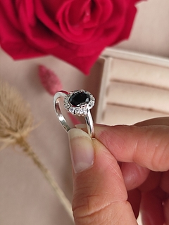 Anillo Reina Negra en Plata 925 - comprar online