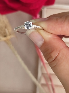 Anillo Solitario 1 en Plata 925 - tienda online