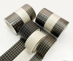 Set washi tapes foil/ cuadritos