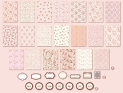 Set de papeles decorados y stickers - Emporio washi tapes