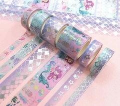 Set washi tapes de Sirenas