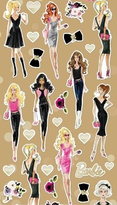 Stickers Barbie en internet