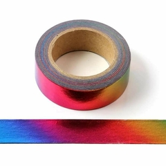 Washi tape holográfica/tornasol