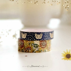 Washi tapes Australianas Mariposas y Girasoles