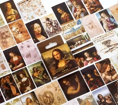 Stickers en cajita Da Vinci