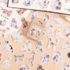 Stickers en cajita - Perritos