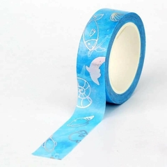 Washi tapes animales marinos