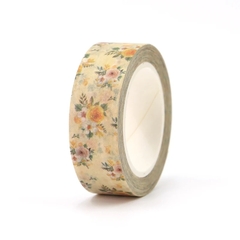 Washi tapes flores amarillas en internet