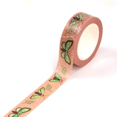 Washi tapes polillas y mariposas - Emporio washi tapes