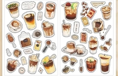 Planillas de stickers "Fragant Coffe"