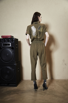 MONO VERDE MILITAR PARA MUJER WINGS - comprar online