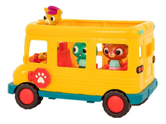 Bus Escolar Autobus Animalitos Con Luz Sonido Battat - Tokema Toys