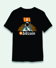 CAMISETA PRETA MASCULINA - CÓD. BITCOIN_ASTRONALTA