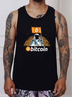 CAMISETA PRETA MASCULINA - CÓD. BITCOIN_ASTRONALTA na internet