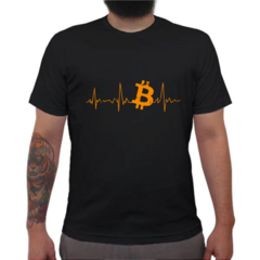 CAMISETA PRETA MASCULINA - CÓD. BITCOIN_PULSO - comprar online