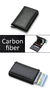 Imagem do Super Porta cartão de crédito de fibra de carbono masculino