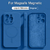 Capa magnética de silicone original para magsafe para iphone 15 14 13 12 11 pro - cybercompra