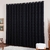 CORTINA JACQUARD M ILHOS CROMADO 3,00m x 2,65m - PRETO