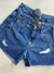 SHORT JEANS MOM BARRA FIO