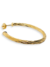 Brinco Argola Torcida Folheada Ouro 18k - comprar online