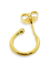 Brinco Argola M Esfera Folheado Ouro 18k - comprar online