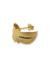 Brinco Argola Folha P Folheado Ouro 18k - comprar online