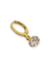 Brinco Fecho Clique com Pingente em Zircônia Folheado Ouro 18k - comprar online