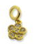 Pingente Flor com Zircônia Folheado Ouro 18k