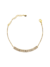 Pulseira Veneziana Detalhe Riviera Folheada Ouro 18k