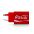 Carregador USB-C PD 20W Coca-Cola Vermelho