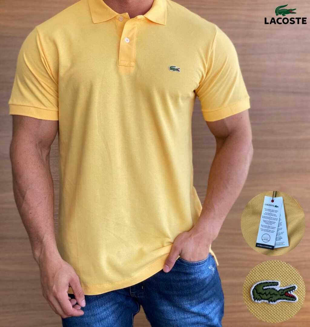 Lacoste amarela hot sale