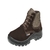 BOTA 42 COM CADARÇO BICO PLASTICO COURO NOBUCK CAFE 1517 NEW PRIME SALTO NUBUCK - MARLUVAS