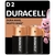 PILHA ALCALINA D2 COM 2 UNIDADES - DURACELL