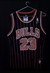 CAMISETA CHICAGO BULLS - BLACK & RED RETRO STYLE