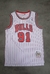 CAMISETA CHICAGO BULLS - 1997/98 WHITE & RED LINES