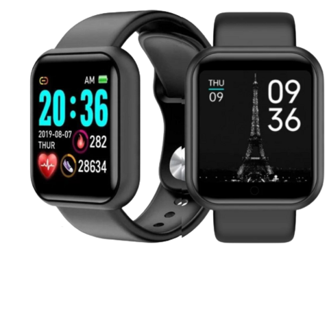 Relogio Inteligente Smartwatch D20 Shock Sport Bluetooth - Preto