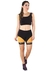 Cropped Com Faixa Amarelo + Shorts Preto Com Amarelo Conjunto Fitness | REF: LX045 na internet