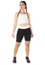 Cropped Alcinha Branco + Shorts Preto Com Branco Conjunto Fitness | REF: LX048 na internet