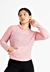 Casaco Rosê com Bolso Fitness Feminino | REF: LX120 - comprar online
