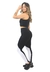 Cropped Alcinha Preto e Legging Conjunto Fitness | REF: LX177 - comprar online